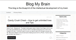 Desktop Screenshot of blogmybrain.com